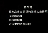 《垂釣對象魚視頻》叢杰老師教您在競技魚塘釣小鯽魚視頻 第1集