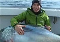 《海釣視頻》 外國釣友海面獵獲超大金槍魚