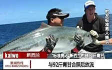 《魚資漁味》20150116 新西蘭釣獲92斤青甘魚