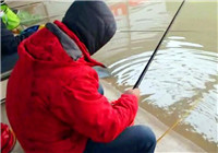 《陪著地瓜去釣魚》20151221 地瓜遭遇白板 飛魚失敗引嘲笑