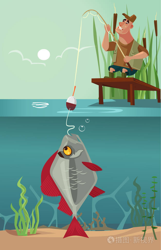 釣草魚線組_釣草魚子線長度圖解_釣草魚魚線