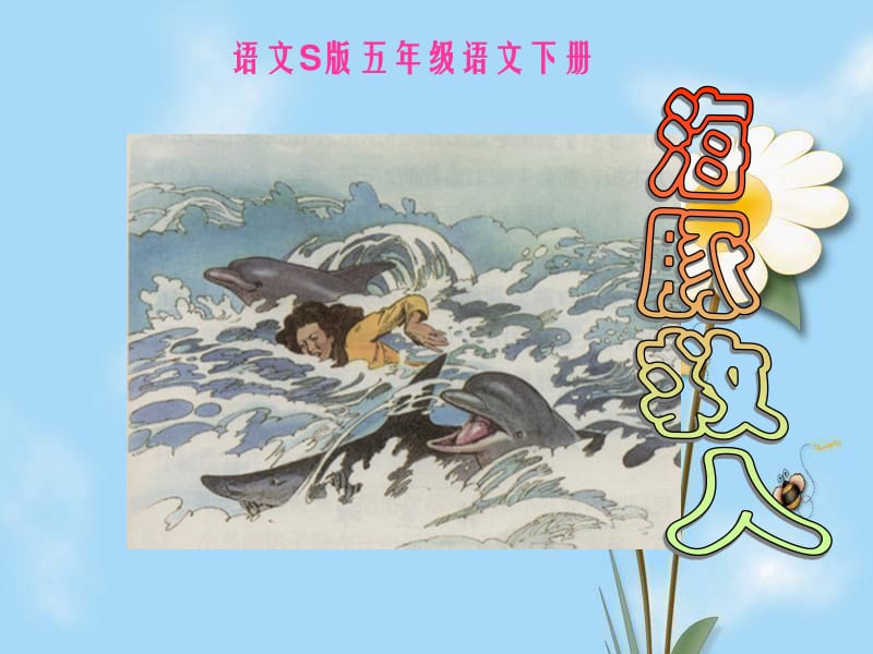 海豚救人 如何寫一篇較為完美的生字教案呢？