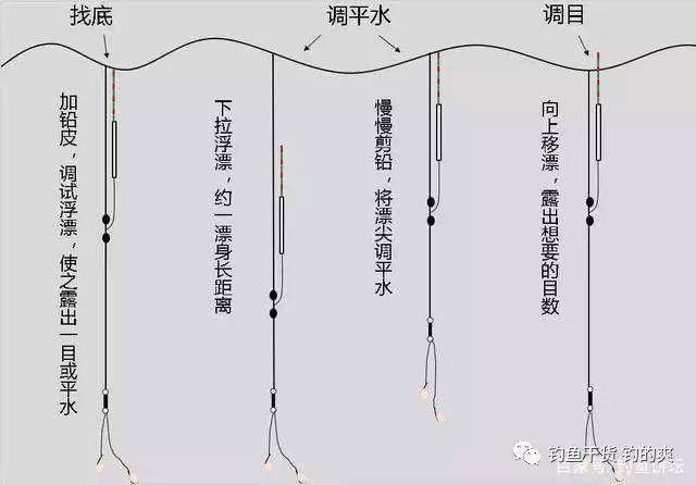 （釣魚技巧）調漂對比下的調四釣二的精髓