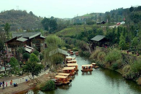 崇州白塔湖景區_崇州白塔湖濕地公園_崇州白塔湖
