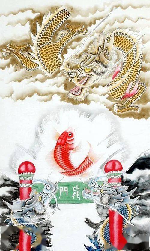 小鯉魚躍龍門_小里魚躍龍門_魚躍龍門和鯉躍龍門哪個是成語