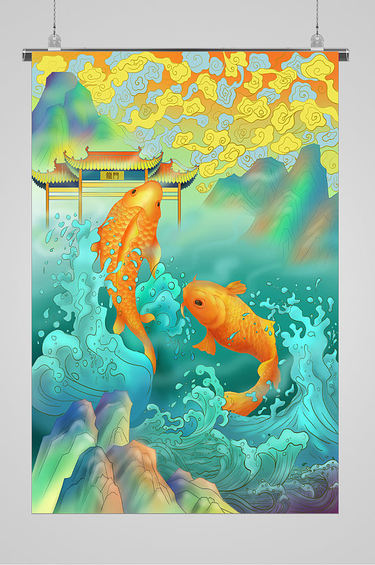 鯉魚躍龍門100字短篇故事_鯉魚躍龍門故事簡短概括_躍龍門的鯉魚