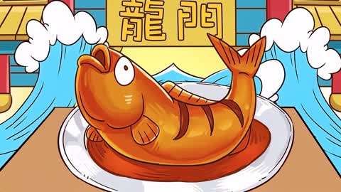 鯉魚躍龍門動畫片_鯉魚躍龍門動畫電影_鯉魚躍龍門的動畫
