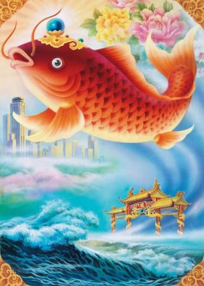 中國古代神話鯉魚躍龍門_鯉魚躍龍門的龍門在哪里_鯉魚躍龍門的神話故事