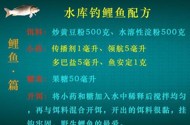 釣鯉魚餌料配方_釣鯉魚配方餌料怎么配_釣鯉魚餌料配方釣魚人必看