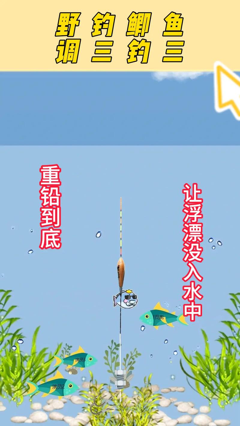蚯蚓野釣鯽魚調漂技巧_蚯蚓野釣鯽魚調漂最佳方法圖解_蚯蚓鯽魚技巧野釣調漂視頻