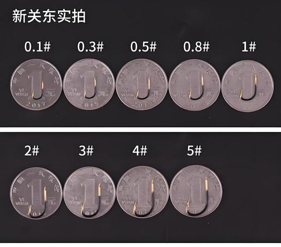 各種型號魚鉤大小對比_各型號魚鉤大小對照表_魚鉤型號大小怎么分
