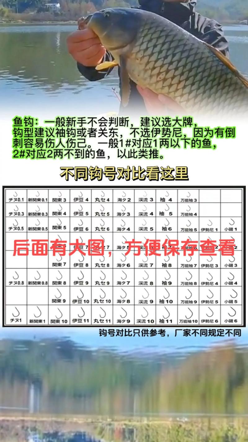 魚鉤尺寸選擇指南：如何根據魚的大小選擇合適的魚鉤提高釣魚成功率