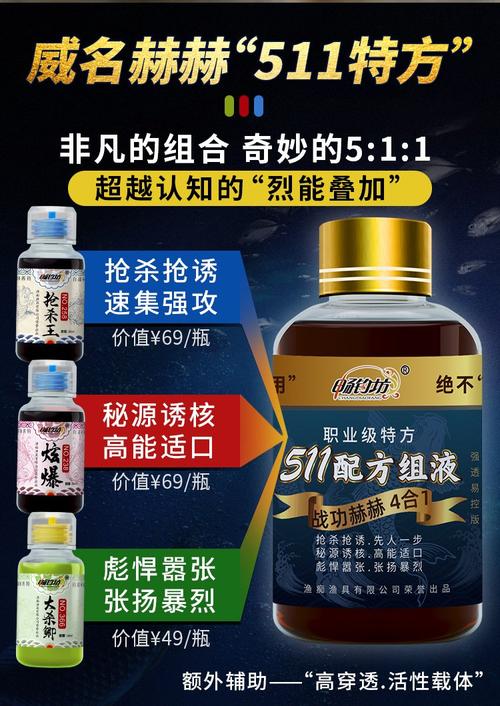 系統介紹釣魚最常用的釣魚小藥(三)必看