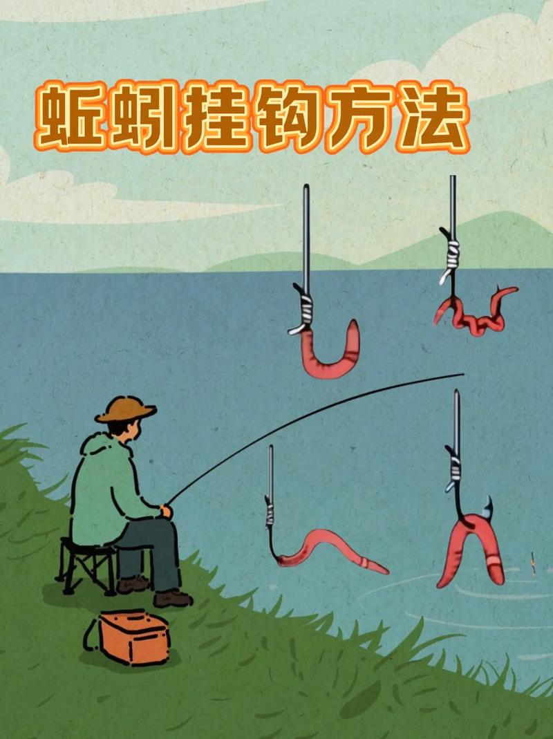 冬季野釣鯽魚用蚯蚓怎么調漂_蚯蚓釣鯽魚怎么掛鉤好_拋竿串鉤掛蚯蚓冬釣鯽魚技巧