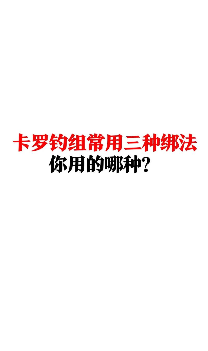 魚竿魚線的綁法圖解_改進卡羅來納綁法步驟_垂釣魚線綁法教程
