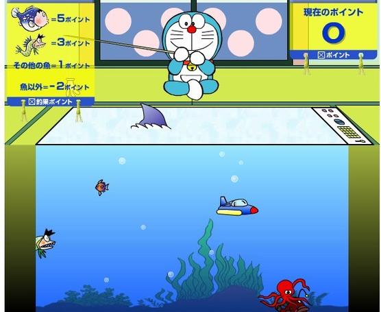 哆啦A夢游戲拼圖之釣魚好手，多樣魚群與有趣道具等你來體驗