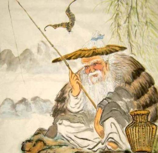 姜子牙渭水垂釣_姜子牙輔佐周室_中國垂釣鼻祖姜子牙