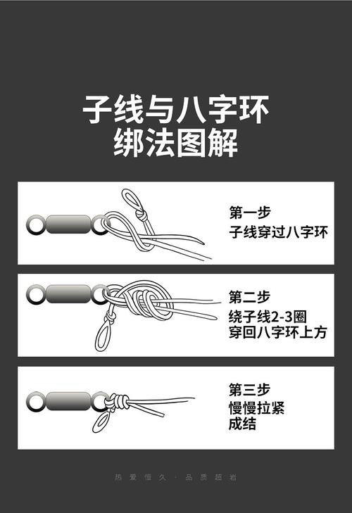 綁鉤器魚鉤的綁法圖解大全_魚鉤連接器綁法圖解_綁鉤器怎么綁魚鉤圖解