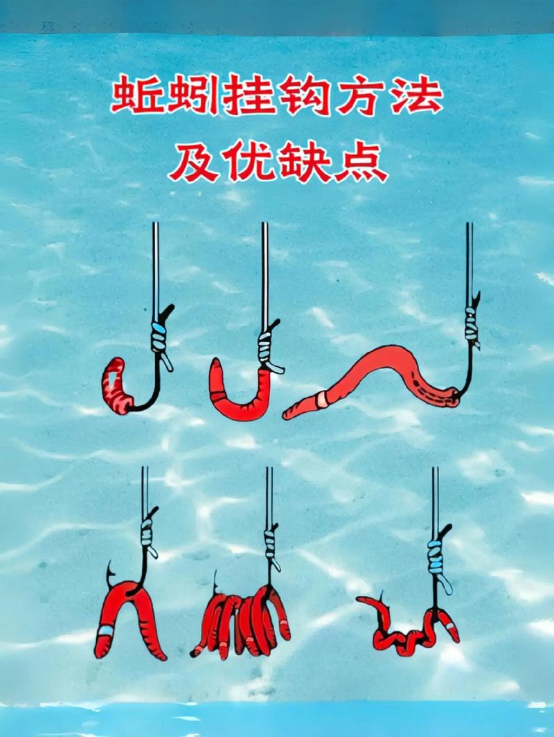 串鉤上魚慢原因_串鉤誘魚能力不足解決方法_請教串鉤掛蚯蚓的方法和要點