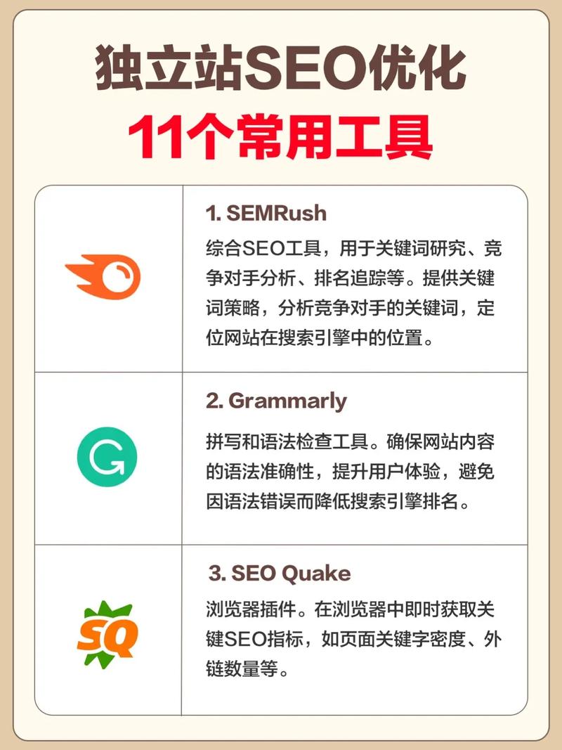 常用的SEO工具介紹，從9方面助你提升網站排名