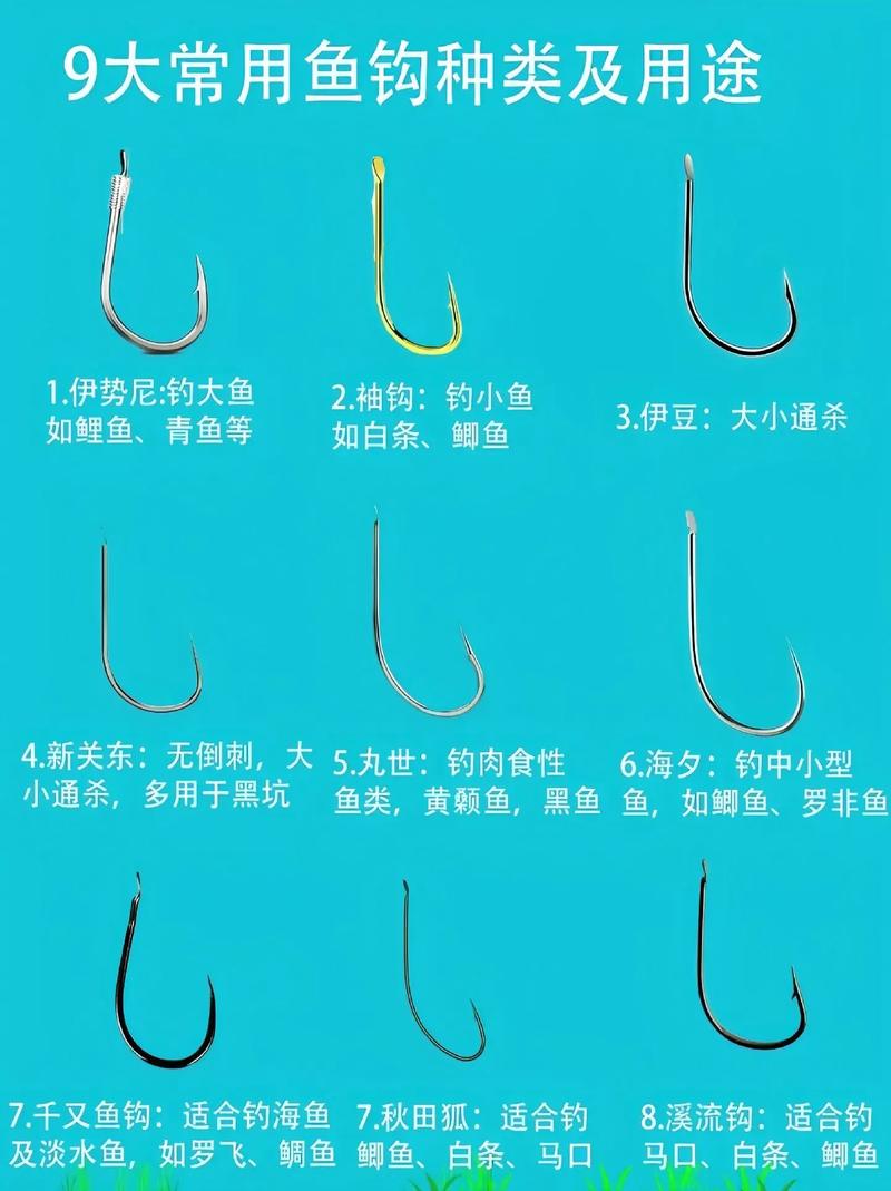 袖鉤伊勢尼鉤_野釣魚鉤型號選擇_釣魚鉤選擇