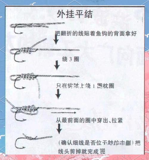 綁魚鉤方法步驟_資深釣魚人圖解六種魚竿與魚線的綁法必看_釣魚新手魚竿組裝綁線技巧