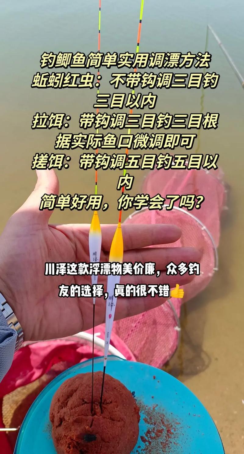 蚯蚓野釣鯽魚調漂技巧_蚯蚓釣鯽魚調漂最佳方法?_釣蚯蚓鯽魚最佳方法調漂圖解