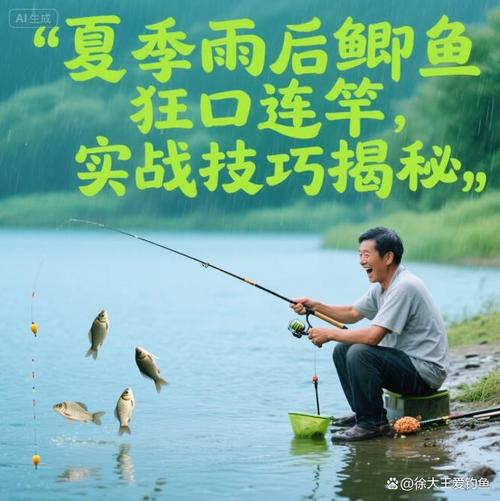 夏季雨后河流釣魚技巧_夏季釣魚最佳天氣_小雨天垂釣技巧