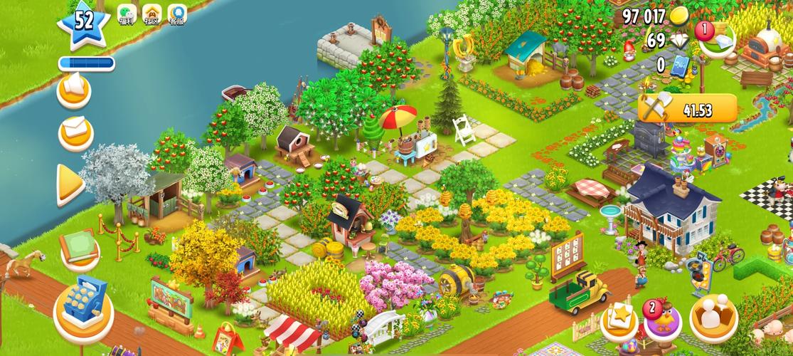 卡通農場模擬經營手游_卡通農場釣魚位置新_卡通農場游戲特色布局布置