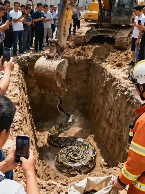 緬甸蟒保護_深圳一工地現50斤大蟒蛇_深圳蟒蛇救助