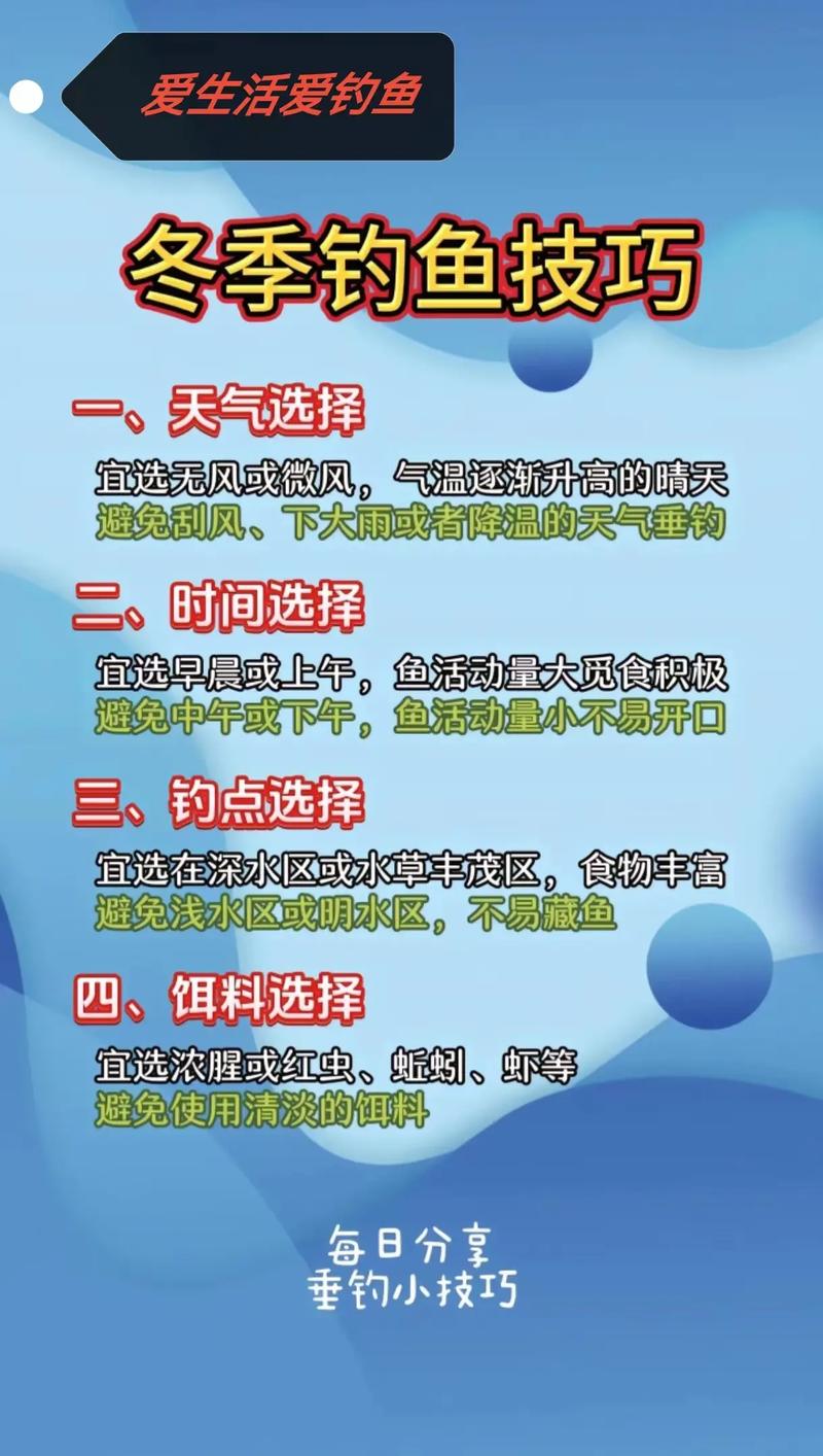 冬季釣魚技巧大全_冬季魚餌選擇_冬季釣魚技巧