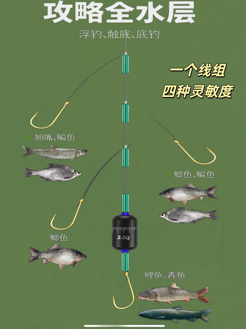 秋季海竿串鉤釣魚技巧_海竿水庫釣魚技巧_海竿串鉤秋釣餌料選擇