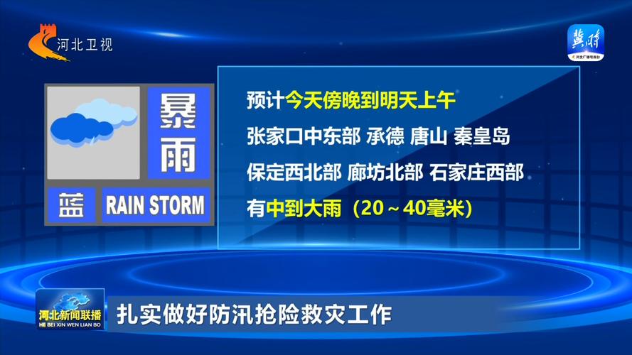 河北唐山迎強降雨，13 日到 14 日白天有大到暴雨需防范