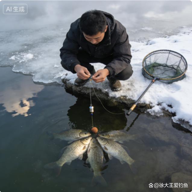雙鉛釣法圖解_冬季釣鯽魚_懸墜釣鯽魚技巧