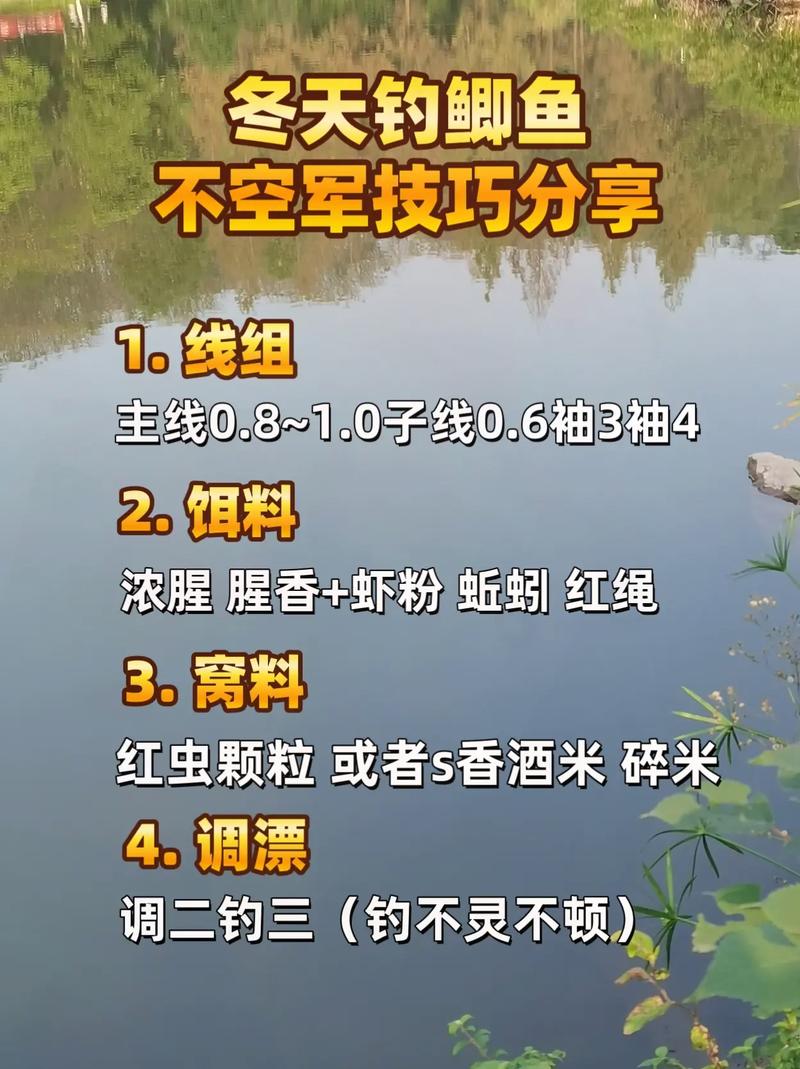 冬季野釣技巧_冬天釣魚訣竅_冬季野釣餌料配方