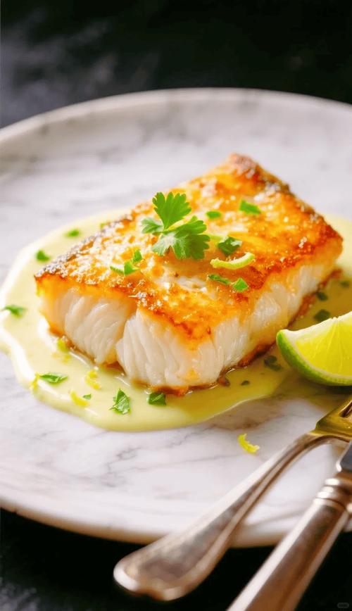 香煎比目魚做法_銀鱈魚替代食材_香煎銀鱈魚的做法