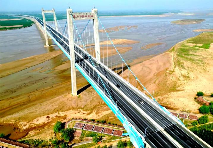 昨天去桃花峪黃河大橋玩了一會好美_河南黃河大橋_桃花峪黃河大橋
