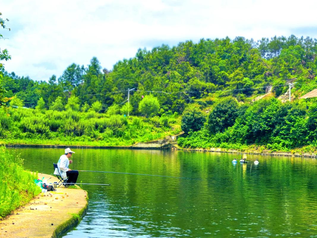 重慶野釣地點推薦_合川雙龍湖春日風光_重慶雙龍湖垂釣