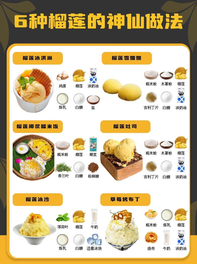 吃榴蓮的好處_榴蓮的營養價值_榴蓮有哪些做法?