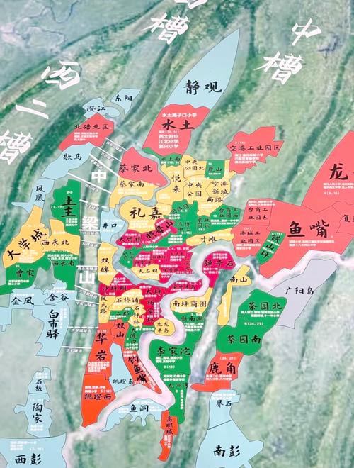 重慶渝北區地圖_渝北區旅游景點_渝北區行政區劃