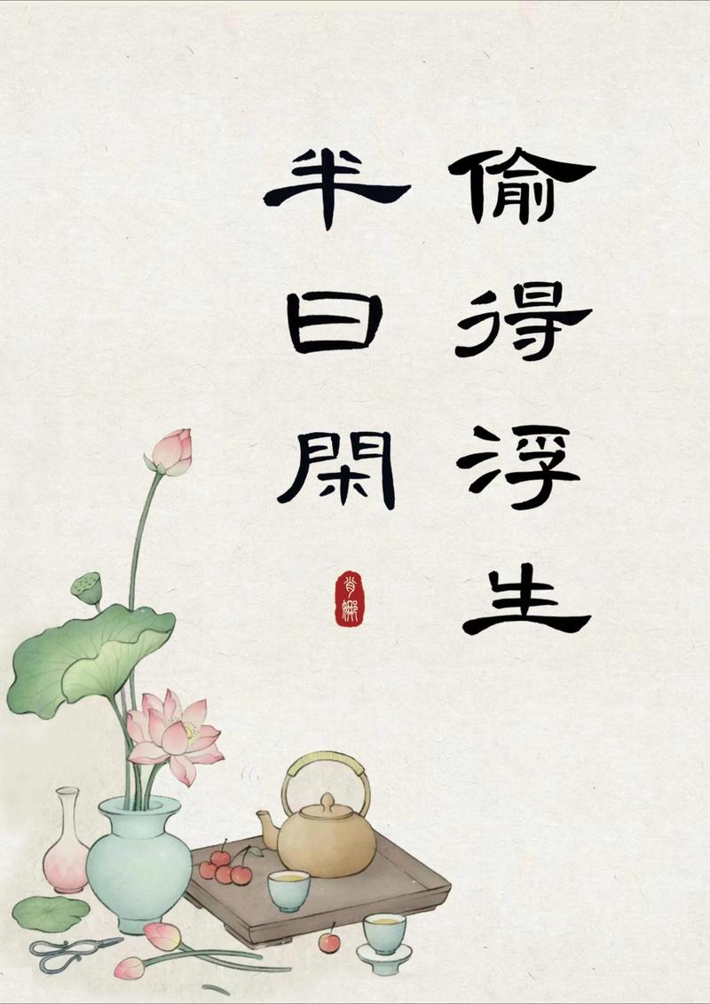 偷得浮生半日閑心情半佛半神仙_人生感悟_偷得浮生半日閑