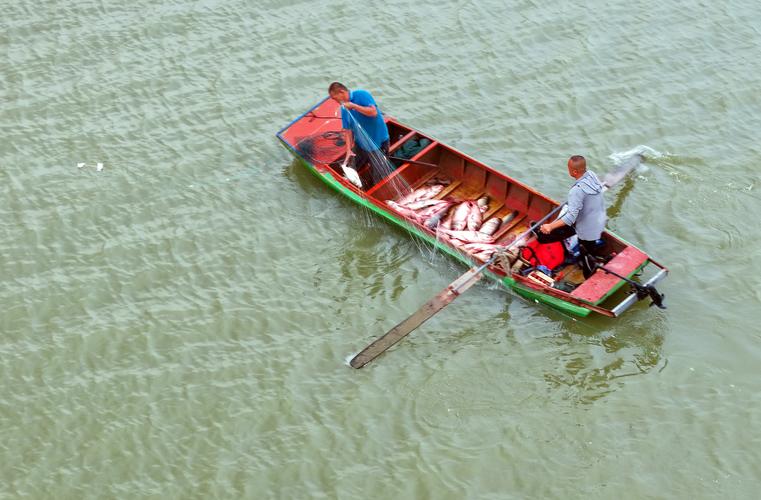 京津冀最美濕地開湖儀式_衡水湖釣魚_衡水湖開湖捕撈