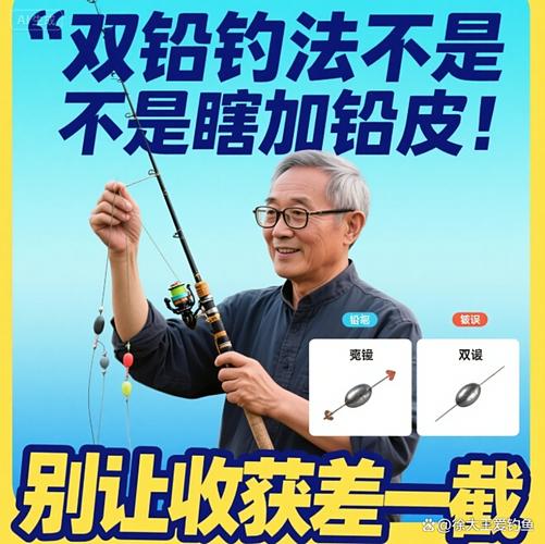 化紹新雙鉛墜釣法圖解_雙鉛釣法_跑鉛釣法