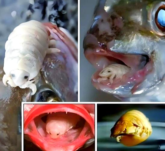 魚舌寄生蟲_魚舌頭結構_縮頭魚虱寄生過程
