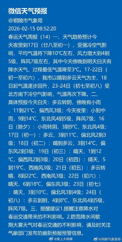 2026年1月天氣預報_銅陵天氣預報30天查詢_銅陵天氣預報