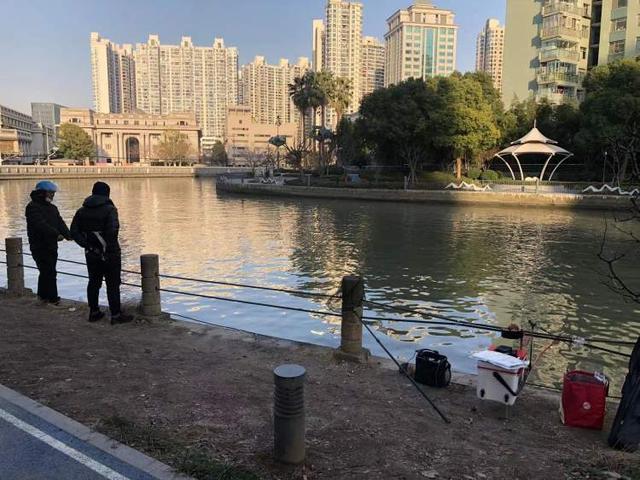 上海免費釣魚地點_浦東濱江白蓮涇公園垂釣點_黃浦江垂釣區域