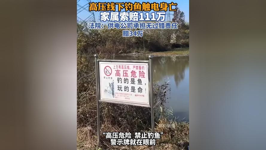 釣魚高壓電線桿電死人_高壓線釣魚死亡責任認定_釣魚觸電事故賠償