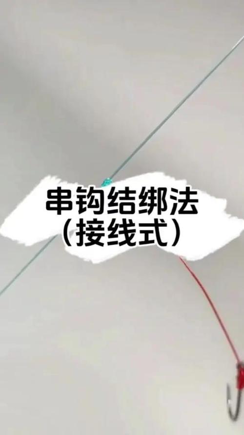 釣魚串鉤綁法步驟_正確標準綁鉤方法圖片_綁釣魚串鉤教程