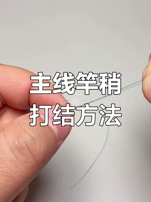 竿尖纏線解決技巧_釣魚主線與竿尖連接方法_魚竿主線和桿梢綁法圖