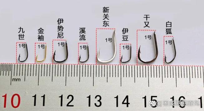 野釣魚鉤型號選擇_選用魚鉤子大小_魚鉤類型使用_無刺鉤選擇